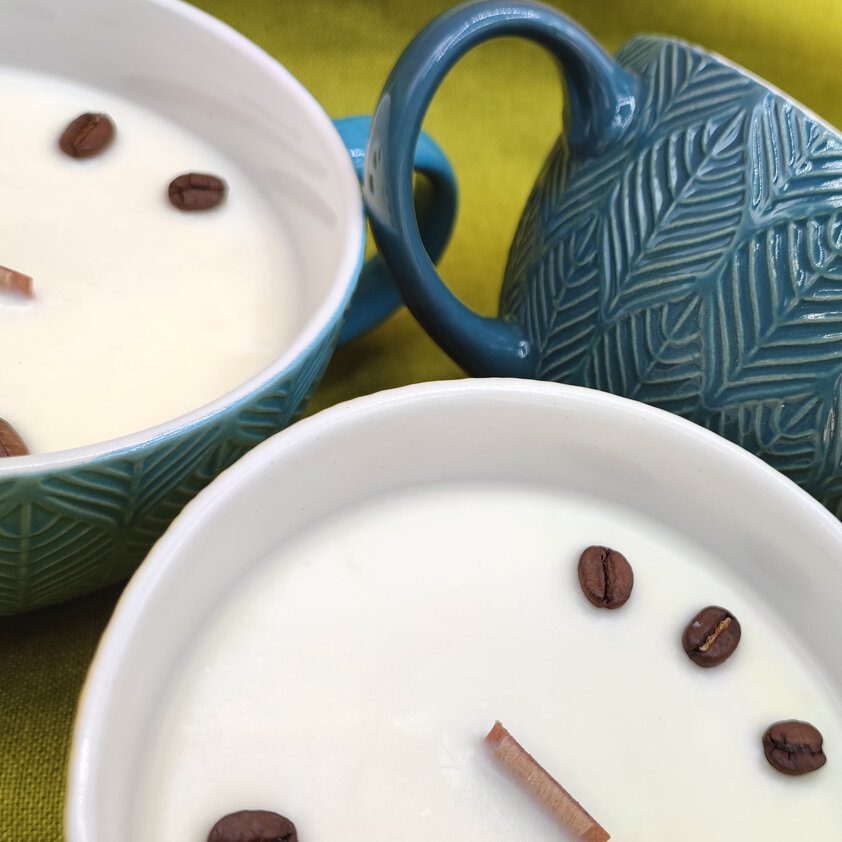 Vela aromática Capuchino Happy Coffee - Imagen 4