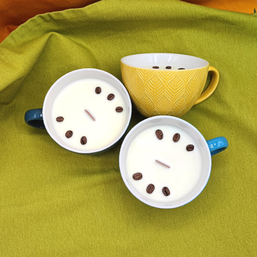 Vela aromática Capuchino Happy Coffee - Imagen 6