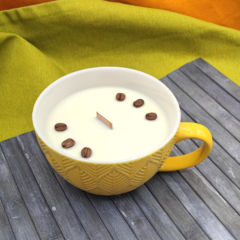 Vela aromática Capuchino Happy Coffee - Imagen 3