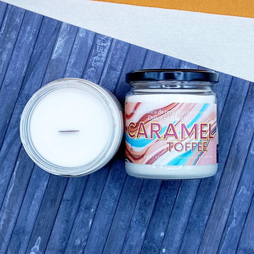 Vela tarro - Caramel Toffee - Imagen 2