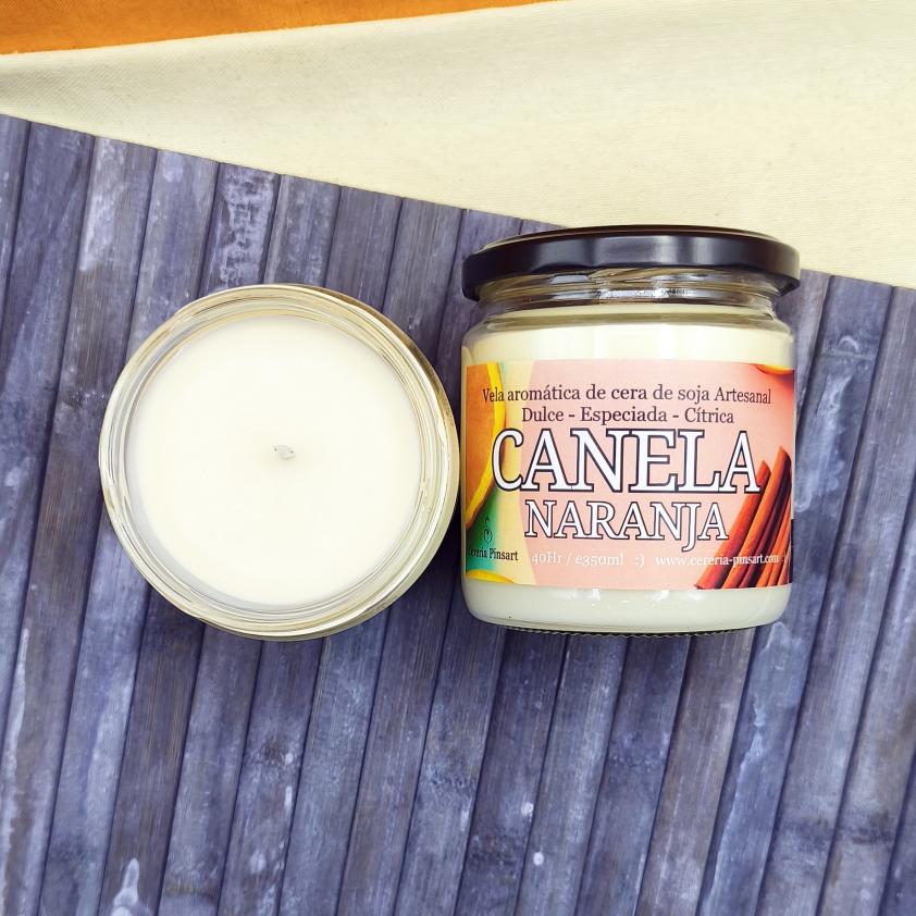 Vela tarro - Canela con Naranja - Imagen 2