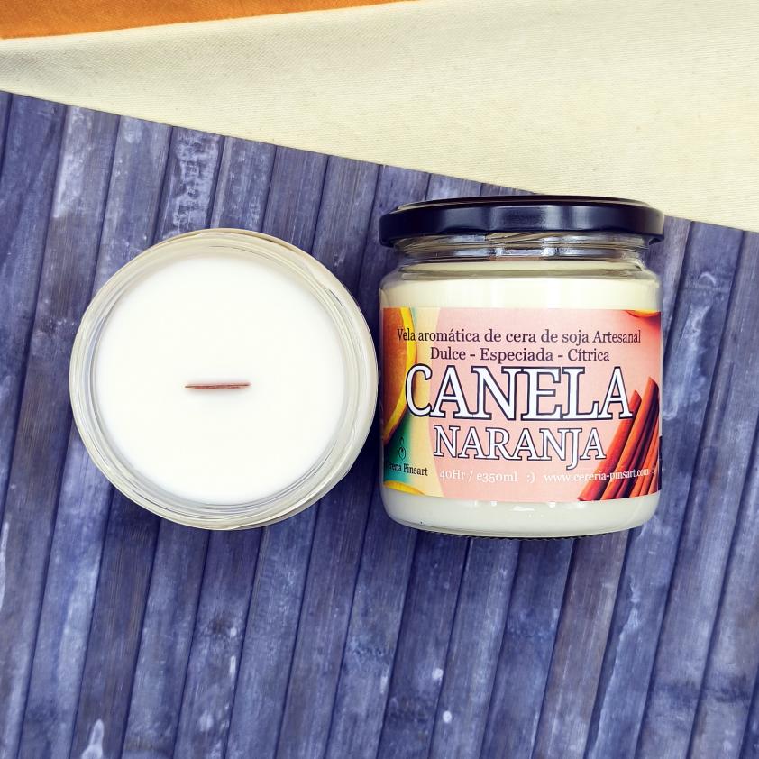 Vela tarro - Canela con Naranja - Imagen 3
