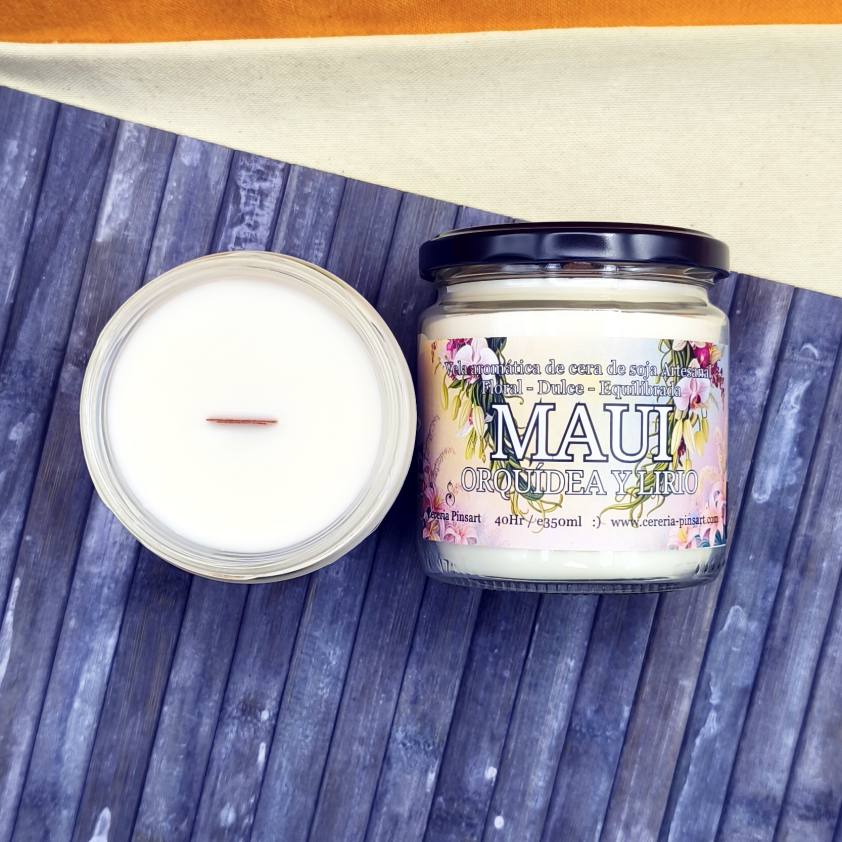 Vela tarro - Orquídea y Lirio Maui - Imagen 2