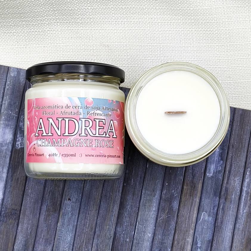 Vela tarro - Champagne Rose Andrea - Imagen 4