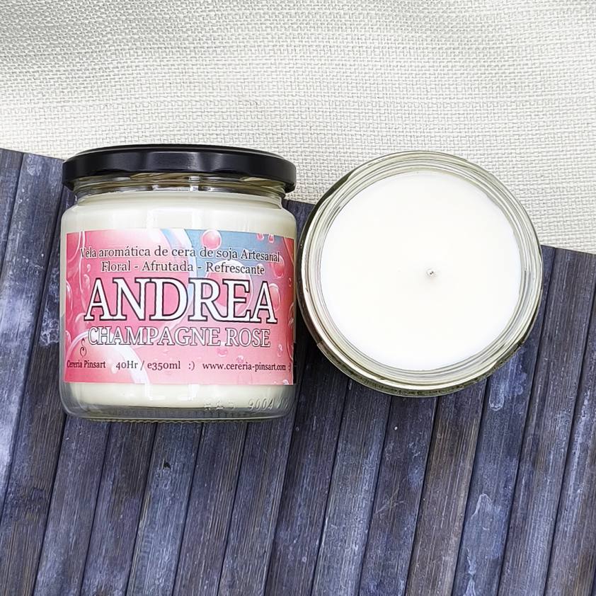 Vela tarro - Champagne Rose Andrea - Imagen 3