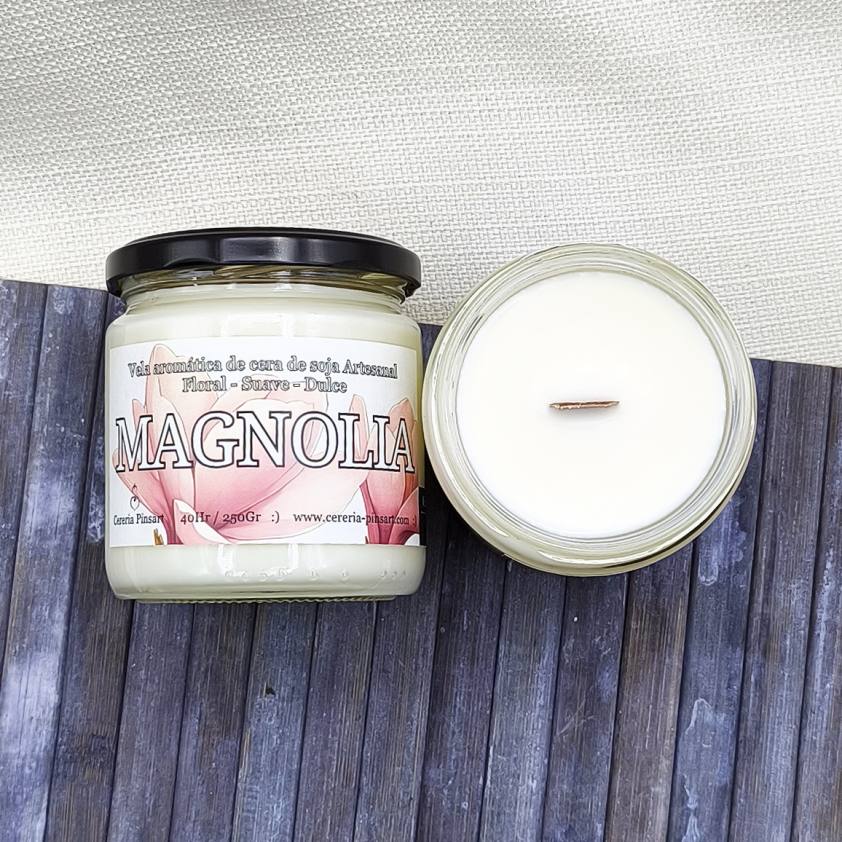 Vela tarro - Magnolia - Imagen 2